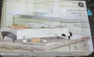 lot 19 image: buffet server and warming tray in original box