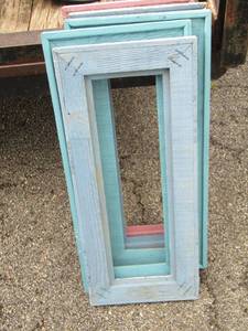 lot 166 image: Wooden 23x10 photo frames QTY 5