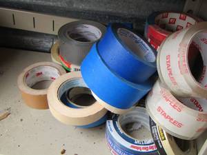 lot 191 image: various types of tapes