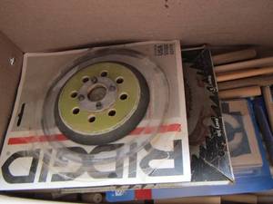 lot 178 image: saw blades, stencils