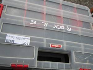 lot 204 image: qty 2 plastic tool caddy