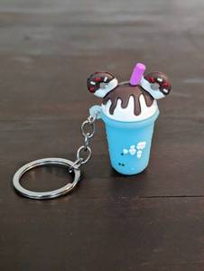 lot 40 image: NEW - Disney Blue Mickey Drink Keychain (Set 1)
