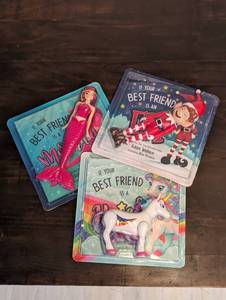 lot 80 image: NEW - 3 Book Set If Your Best Friend is a Unicorn, Elf, Mermaid (with Characters)