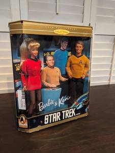 lot 81 image: Ken and Barbie Star Trek Dolls