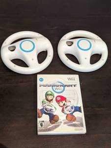lot 148 image: Wii Mario Kart with 2 Wii Wheels