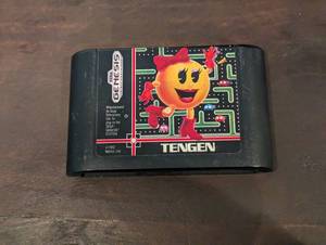 lot 153 image: SEGA Genesis Tengen Ms. PAC-MAN
