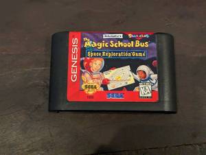 lot 155 image: SEGA Genesis The Magic School Bus Space Exploration Game