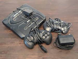 lot 164 image: SEGA Genesis Console with 2 Remotes