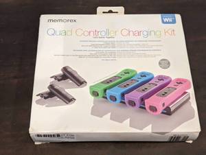 lot 166 image: NEW - Wii Quad Controller Charging Kit