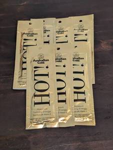 lot 193 image: NEW - Set of 7 Australian Gold HOT Tanning Packets