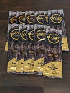 lot 195 image: NEW - Set of 11 Australian Gold Rugged by Gentlemen Tanning Lotion