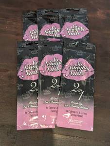 lot 197 image: NEW - Set of 6 So Naughty Nude 2 in 1 Tanning Lotion
