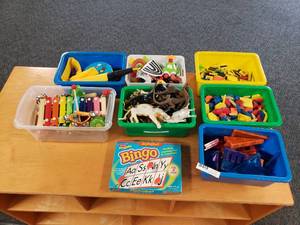 lot 18 image: Lot of Misc Classroom Toys, Games & Manipulatives.  Includes All Pictured.