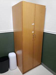 lot 49 image: Wooden Storage Cabinet