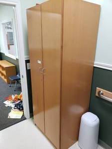lot 75 image: Wooden Storage Cabinet