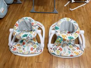 lot 151 image: Lot of 2 Fisher Prish Portable Baby Chairs