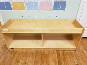 lot 170 image: Steffy Wooden Classroom Storage Cabinet