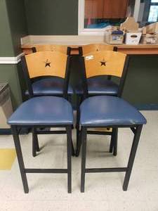 lot 296 image: Lot of 4 Bartsool Chairs
