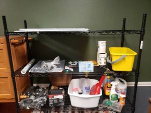 lot 367 image: Large Lot of Misc Items.  Includes Casters, Cleanign Supplies, Childproofing Safety Accessories & More