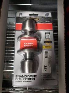 lot 387 image: New Defiant Keyed Entry Door Knob Set