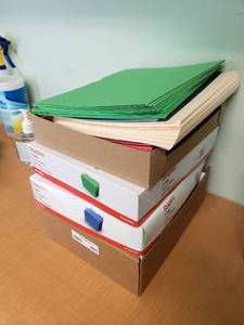lot 485 image: Lot of Office Folders & Blank White Envelopes