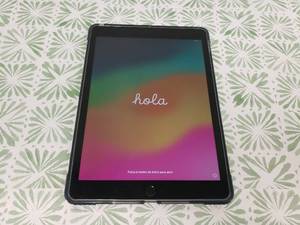 lot 11 image: Apple iPad 9th Generation w 65GB Storage, Model A2602.  Has been factory reset.