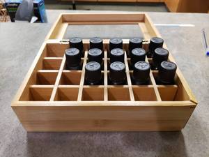 lot 519 image: Lor of Better Homes & Gardens Essentials Oils.  Includes Peppermint (Qty 5), Lemon (Qty 3) & Lavender (Qty 6)