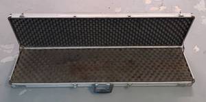 lot 96 image: LARGE ALUMINUM RIFLE CASE AS SHOWN.