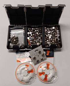 lot 108 image: LOT OF HEARING AID BATTERIES AS SHOWN.
