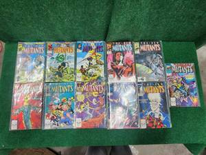 lot 3 image: Selection of The New Mutants comic books #59-69 - Marvel Comics