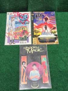 lot 23 image: Selection of Kill Your Boyfriend, Prez, and The Books of Magic comic books - DC Comics