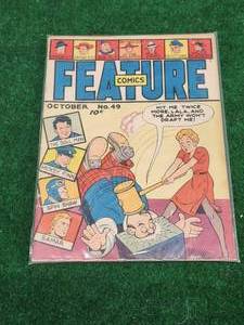 lot 48 image: Feature Comics - October of 1941 - No. 49