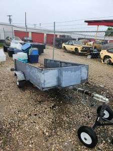 lot 7 image: Homemade utility trailer - trailer dolly not included