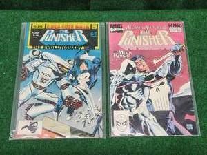 lot 112 image: Selection of The Punisher comic books - Marvel Comics - Annual and Super-Sized Annual