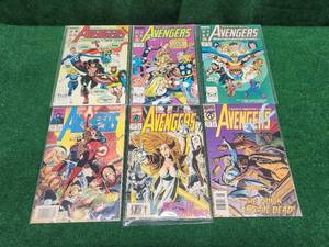 lot 123 image: Selection of Avengers comic books - #300-302 and #373,376, and 377 - Marvel Comics