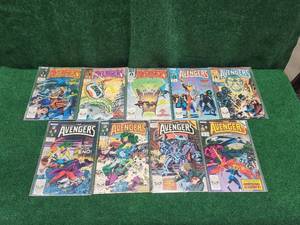 lot 128 image: Selection of The Avengers comic books #291- 299 - Marvel Comics
