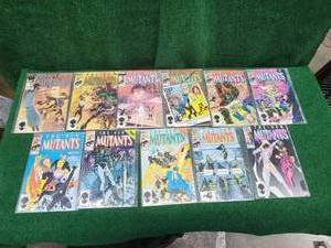 lot 157 image: Selection of The New Mutants comic books #27, 30-39 - Marvel Comics