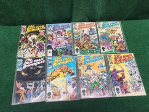 lot 173 image: Selection of The West Coast Avengers comic books #1-8 - Marvel Comics