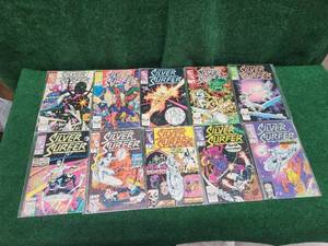 lot 175 image: Selection of Silver Surfer comic books #10-19 - Marvel Comics