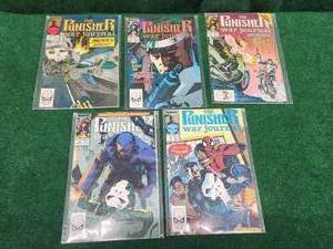 lot 183 image: Selection of The Punisher war journal comic books #10-14 - Marvel Comics