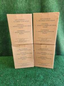 lot 78 image: Selection of 4 ice cream cone molds