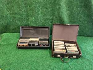 lot 132 image: Selection of cassette tapes and case