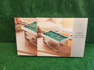 lot 153 image: Jumbo desktop pool table