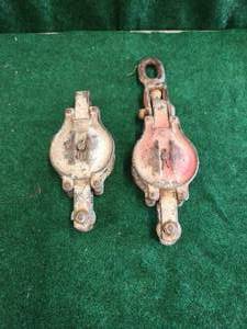 lot 167 image: Vintage block & tackle