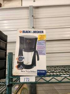 lot 172 image: Black & Decker brew and Go deluxe