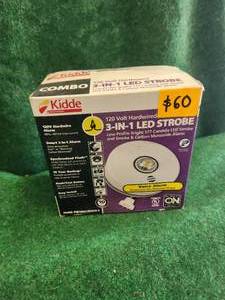lot 233 image: Kidde 3-n-1 led strobe smoke & carbon monoxide alasrm