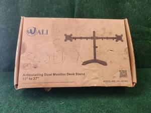 lot 255 image: Wali articulating dual monitor desk stand