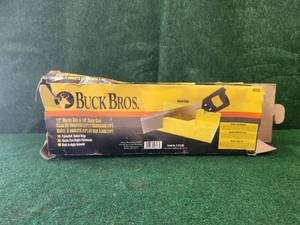 lot 256 image: Buck Bros. 12 Mitre box and saw