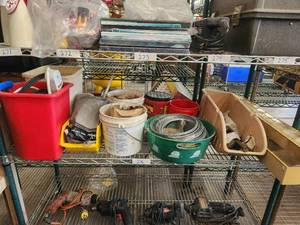 lot 276 image: Hardware shelf lot