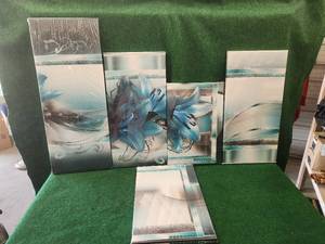 lot 273 image: 5-piece wall art